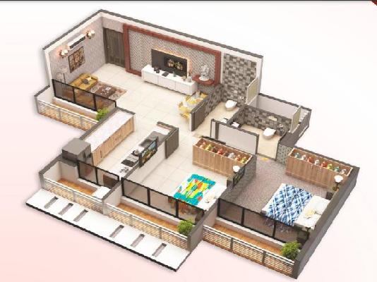 2 BHK Flat In Planet Riverfront For Sale  In Taloja