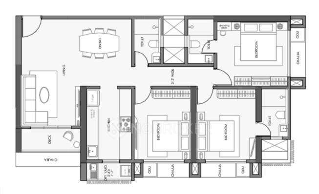 3 BHK Flat In Anchor Point Aviara For Sale  In Malad West