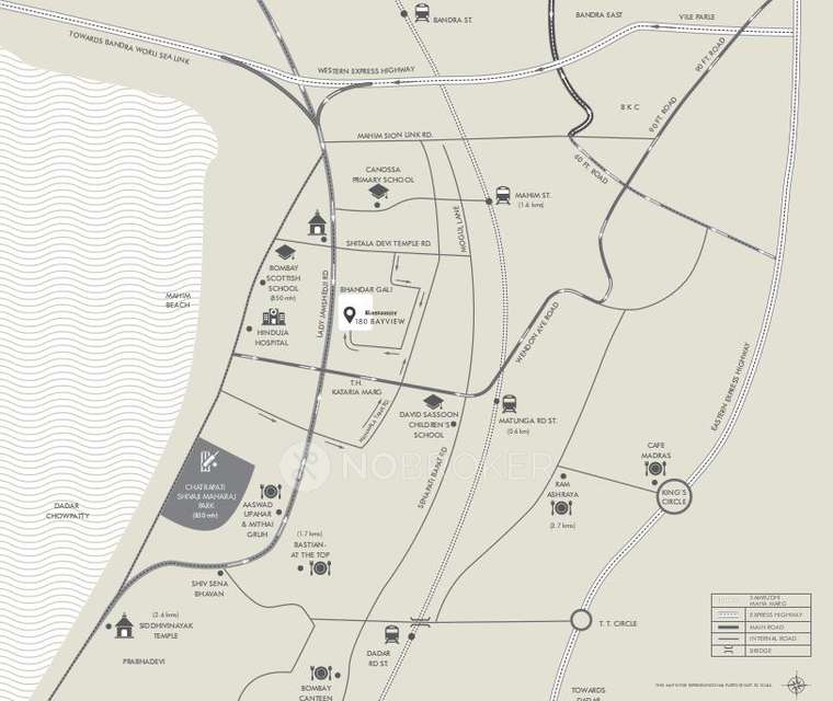 3 BHK Flat In Rustomjee 180 Bayview For Sale  In Matunga