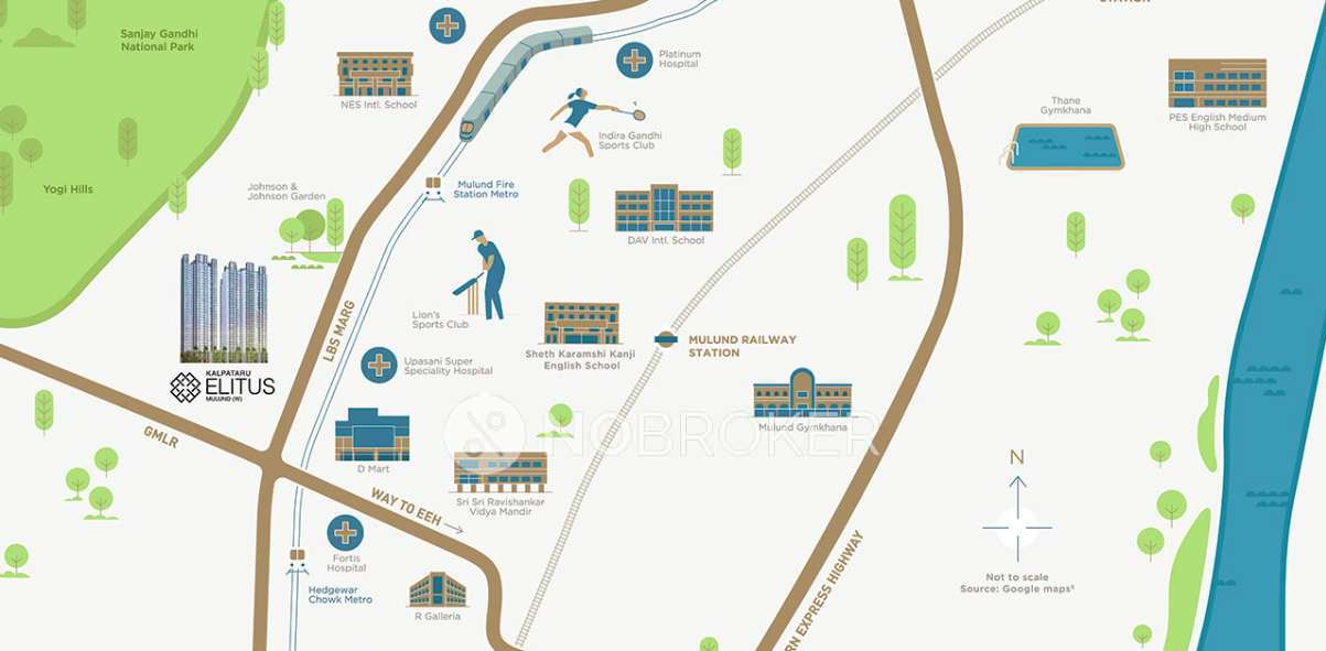 4+ BHK Flat In Kalpataru Elitus For Sale  In Mulund West