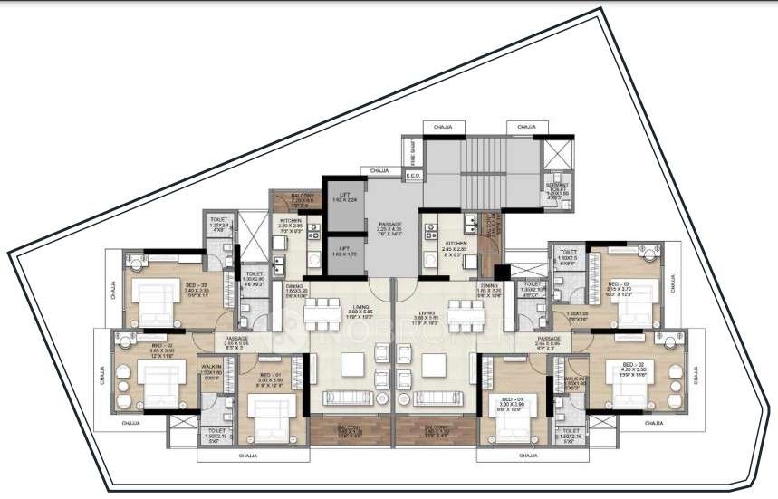 4+ BHK Flat In Kalpataru Elitus For Sale  In Mulund West