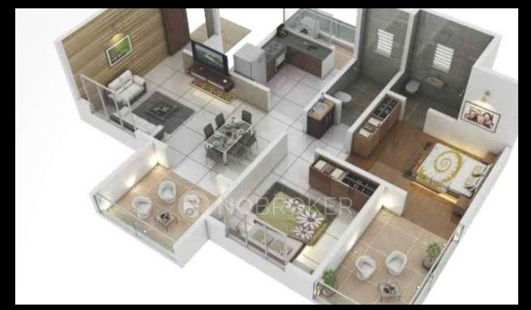 2 BHK Flat In Yashoda Aangan Cooperative Housing Society, Pune For Sale  In Thergaon