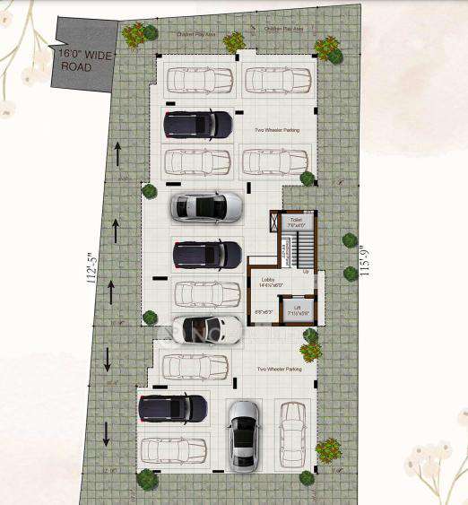 3 BHK Flat In  Built Tech Seyon Apartments For Sale  In Mugalivakkam