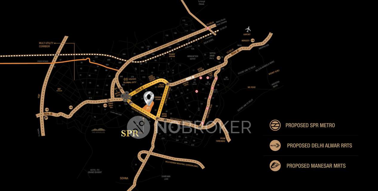 3 BHK Flat In Signature Global Titanium Spr For Sale  In Sector 71, Southern Peripheral Road