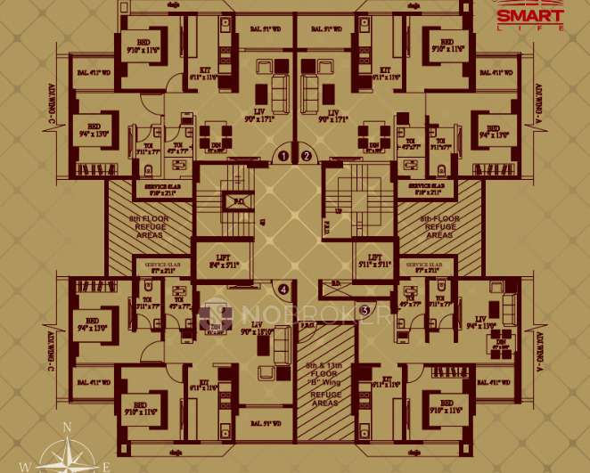 2 BHK Flat In Golden Reliance Gold For Sale  In Kalyan West