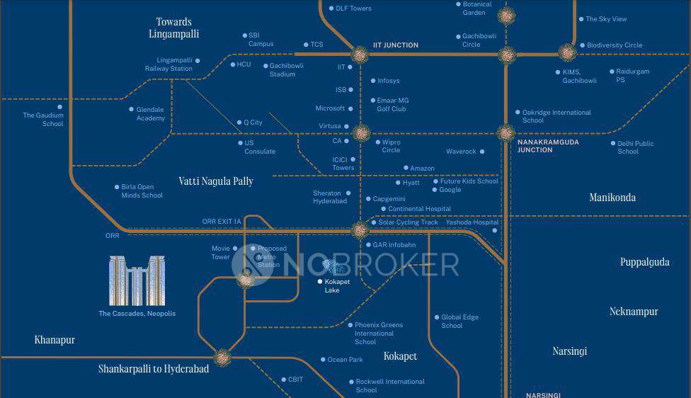 4 BHK Flat In Ghr The Cascades Neopolis For Sale  In Kokapet
