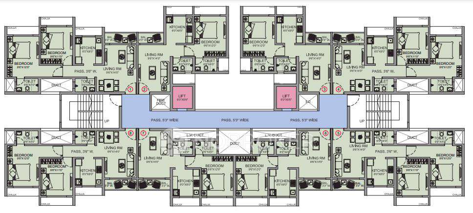 2 BHK Flat In Mangeshi Gemini For Sale  In Ambernath