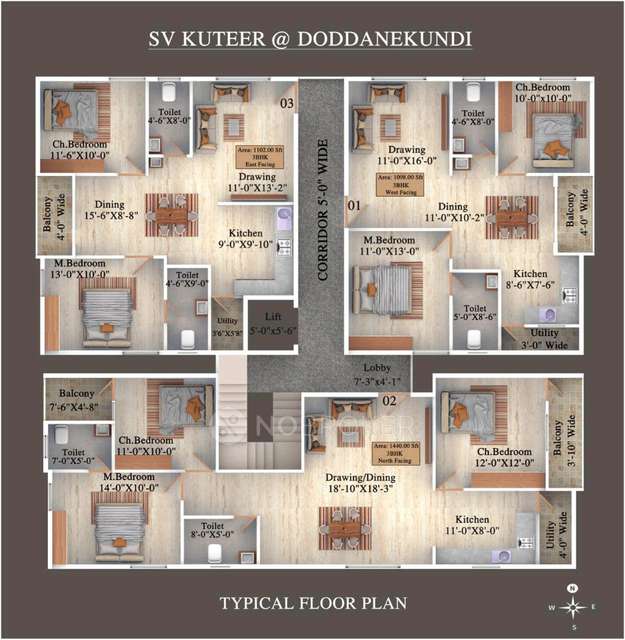 2 BHK Flat In S V Kuteer For Sale  In Xpg4+573, Ferns Paradise, Doddanekkundi, Bengaluru, Karnataka 560048, India