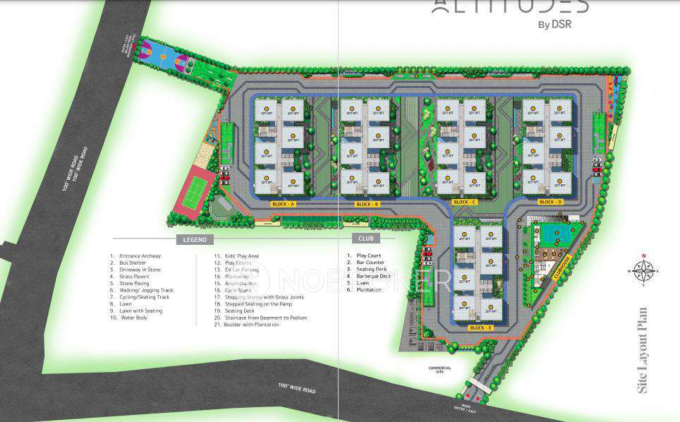 3 BHK Flat In Dsr Altitudes For Sale  In Osman Nagar