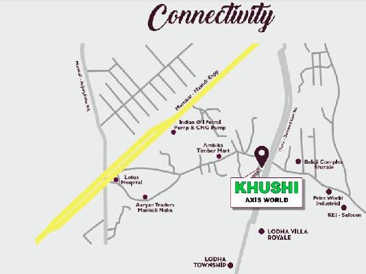 1 BHK Flat In Khushi Axis World For Sale  In Thane