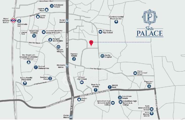 2 BHK Flat In Navkarmik Shiv Palace For Sale  In Malad East