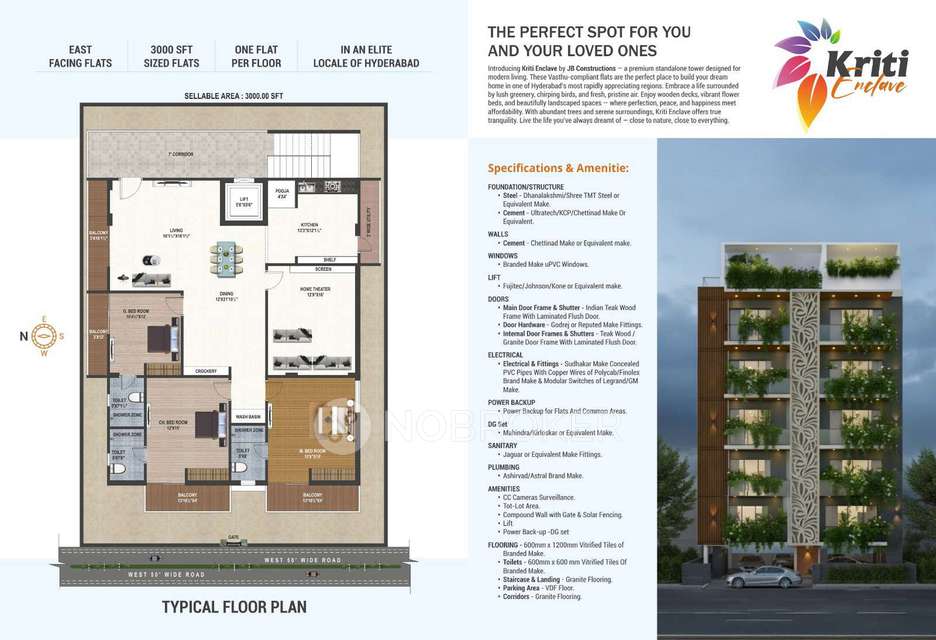 4 BHK Flat In Sri Sathya Sai Nri Township For Sale  In Sri Satya Sai Nri Township