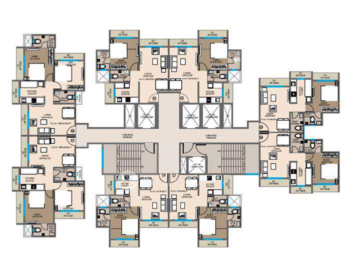 2 BHK Flat In Sonawane Krishna Trident For Sale  In Kalyan