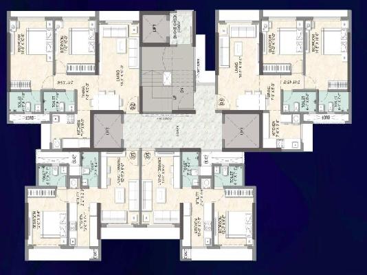 2 BHK Flat In Samrat Alfred Splendour For Sale  In Malad West