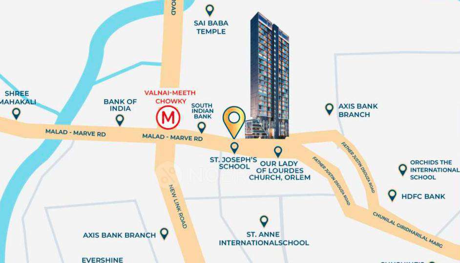 2 BHK Flat In Samrat Alfred Splendour For Sale  In Malad West