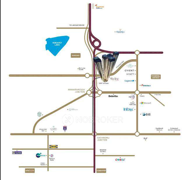 4 BHK Flat In Candeur Skyline For Sale  In Financial District