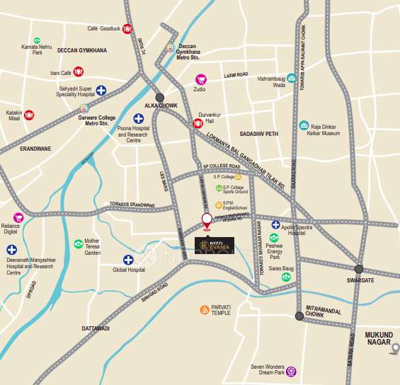 4 BHK Flat In Nyati Evania For Sale  In Sadashiv Peth