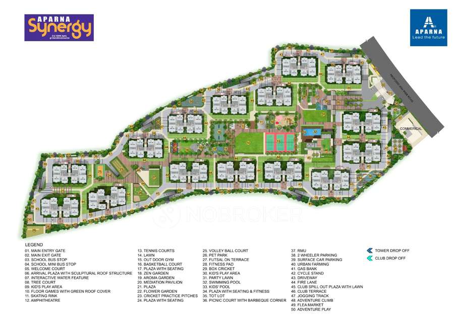 3 BHK Flat In Aparna Synergy For Sale  In Gandi Maisamma