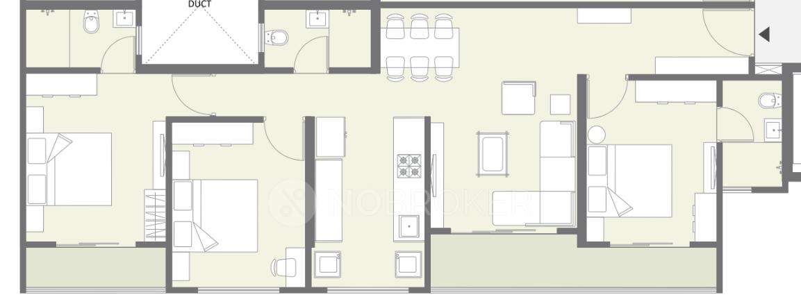 3 BHK Flat In Unique Skylinks For Sale  In Pashan