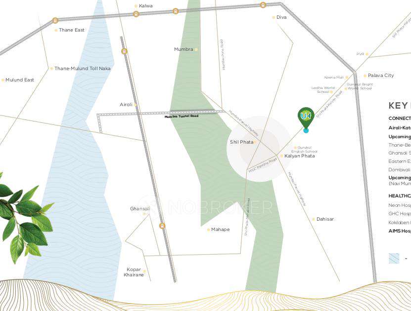 2 BHK Flat In Lotus Urban Hills For Sale  In Shilphata