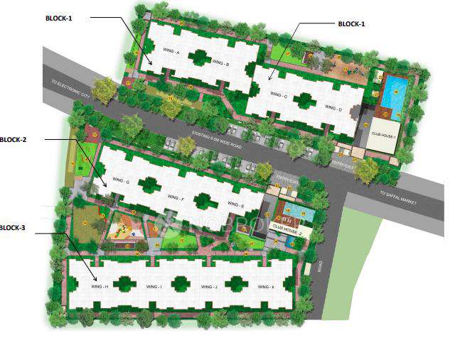 3 BHK Flat In Ajmera Iris For Sale  In Electronic City Phase 2