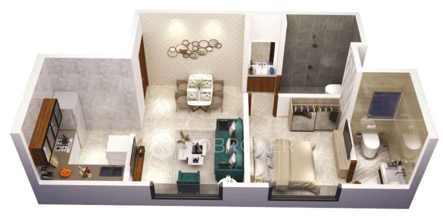 1 BHK Flat In Venus Skky City For Sale  In Dombivali
