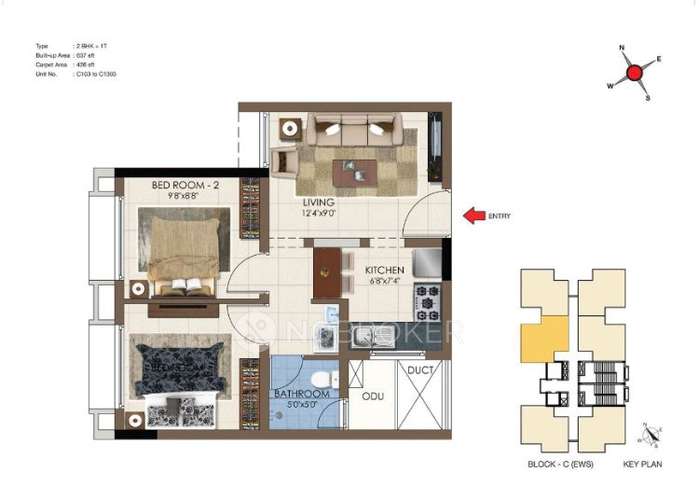 Casagrand Northern Star Madhavaram Rent WITHOUT BROKERAGE Semi