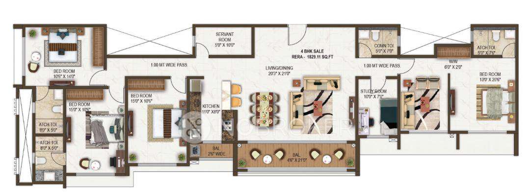 4 BHK Flat In Vaswani Avania For Sale  In Bandra West