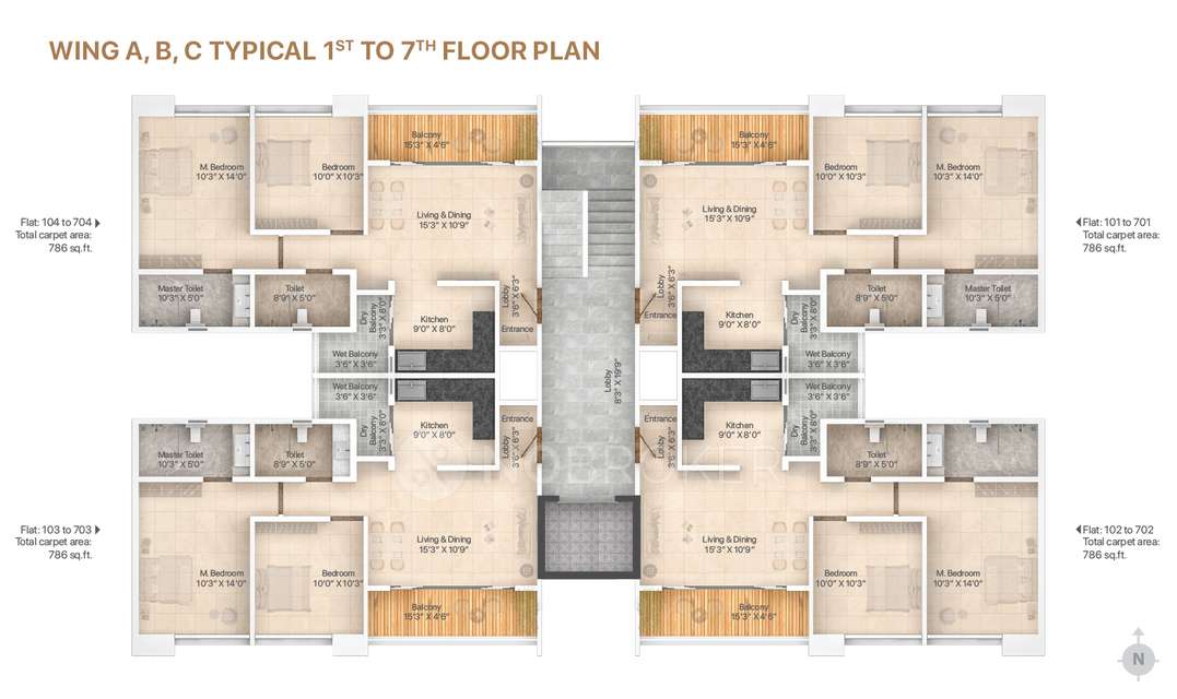 2 BHK Flat In Rohan Karan Evana For Sale  In Wakad