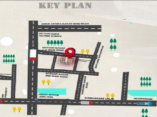 2 BHK Flat In Priya Sivasankari Apartments For Sale  In Ramapuram