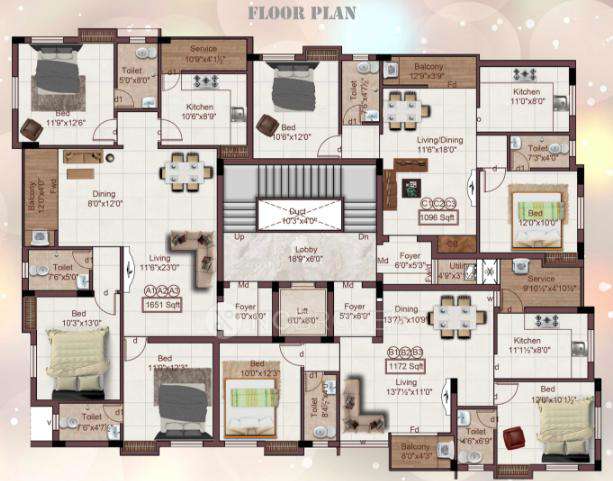 2 BHK Flat In Priya Sivasankari Apartments For Sale  In Ramapuram