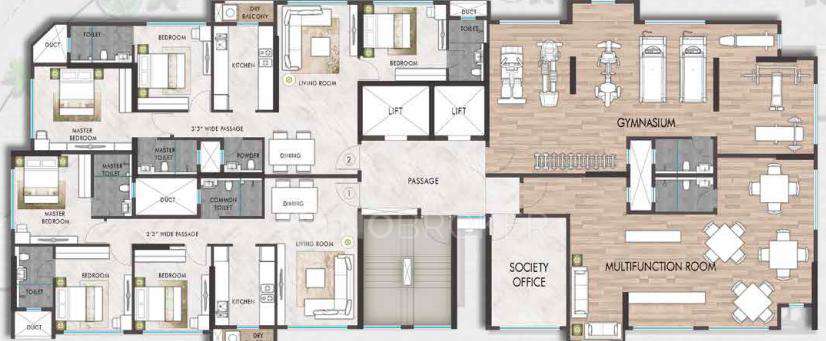 3 BHK Flat In Rustomjee Aden For Sale  In Bandra East