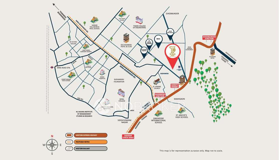 1 BHK Flat In Jp The Palace For Sale near Dahisar West