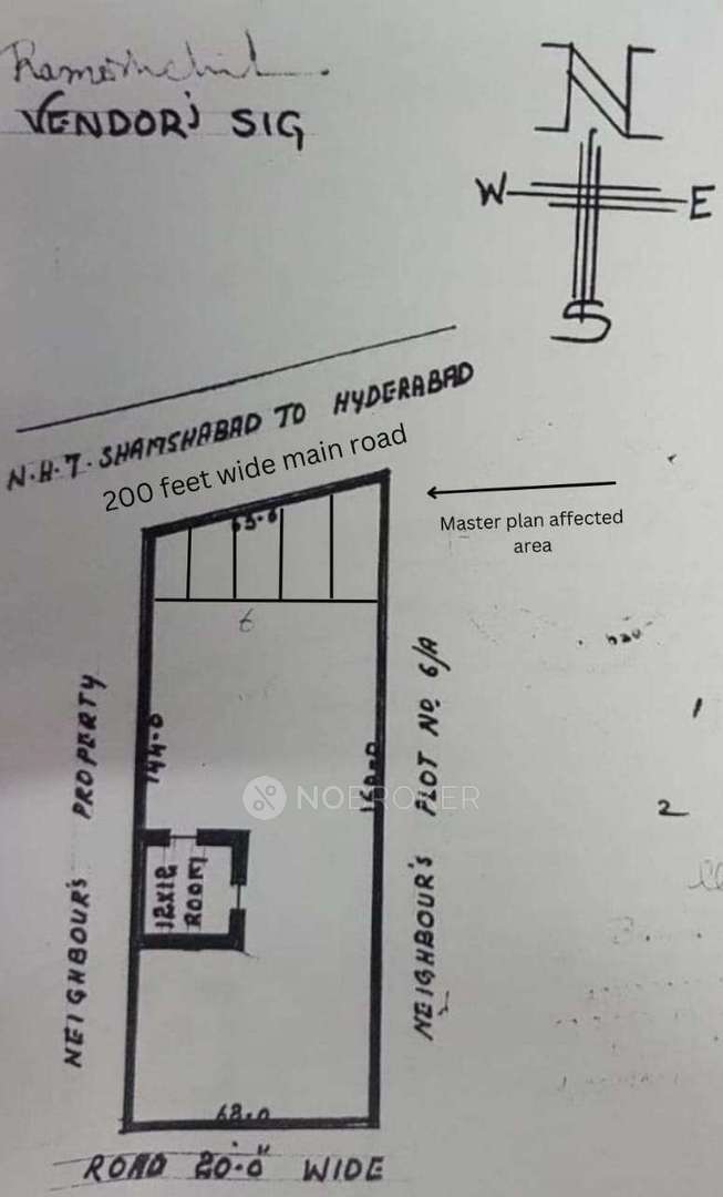 Plot For Sale  In Shivrampally