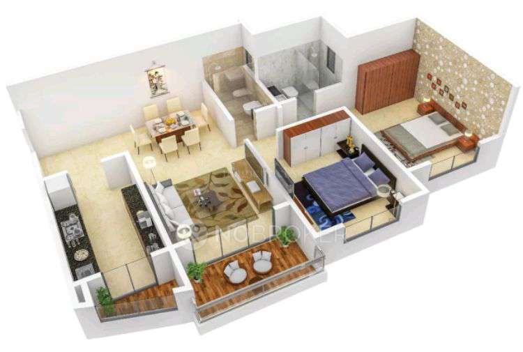 2 BHK Flat In Konark Exotica for Rent  In Wagholi