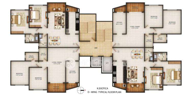 2 BHK Flat In Konark Exotica for Rent  In Wagholi