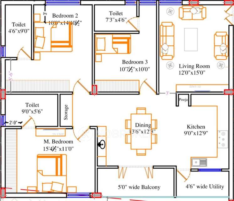 3 BHK Flat In Avni Shreshta Nivas For Sale  In Mallapur