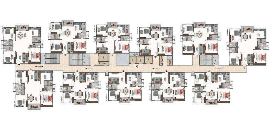 2 BHK Flat In Ramky One Genext Towers For Sale  In Uppal