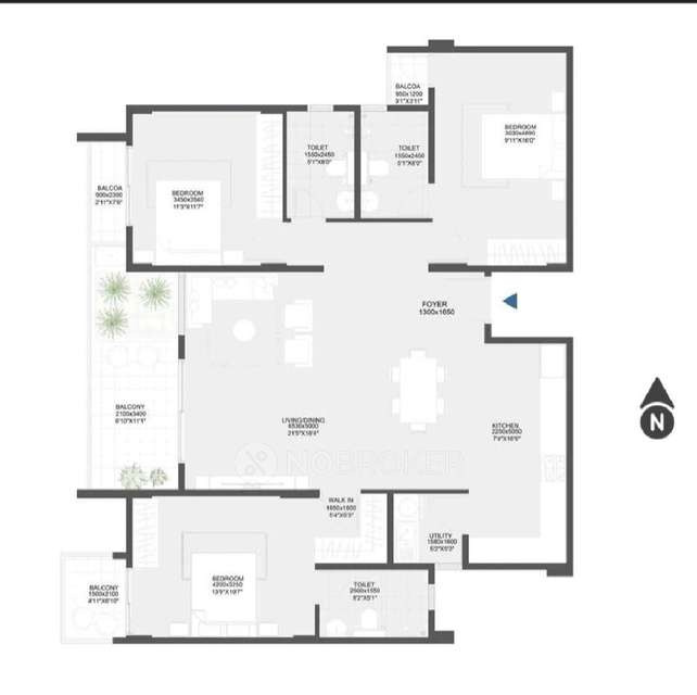 3 BHK Flat In Engrace By Modern Spaaces For Sale  In Sarjapur Road