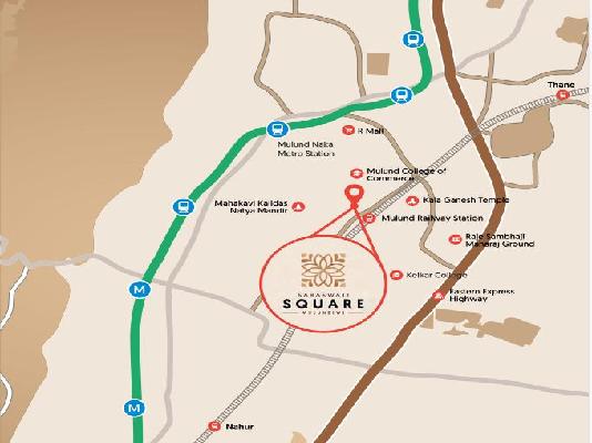 2 BHK Flat In Metro Saraswati Square For Sale  In Mulund West