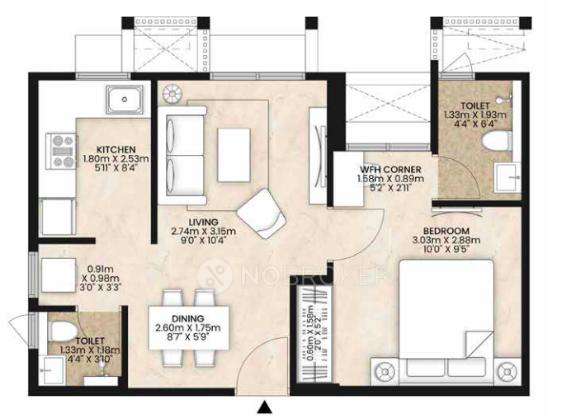 1 BHK Flat In Mahindra Codename Goodlife For Sale  In Kalyan West