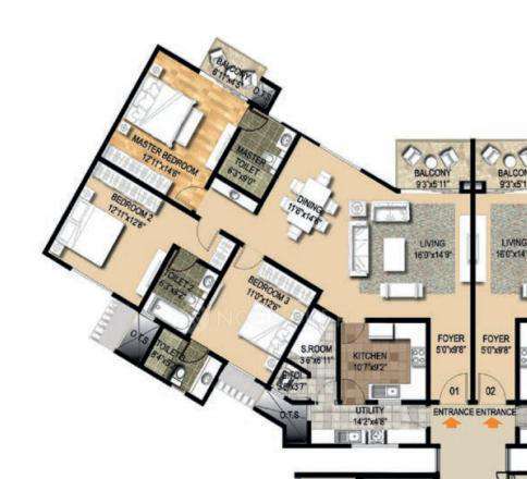 3 BHK Flat In The Metrozone For Sale  In Anna Nagar