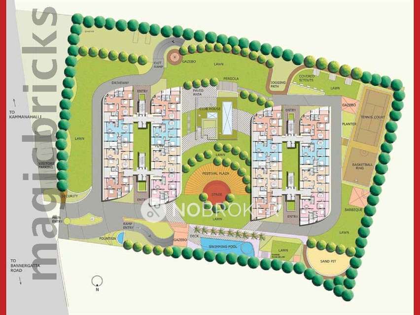 3 BHK Flat In Klassik Benchmark for Rent  In  Bannerghatta Road