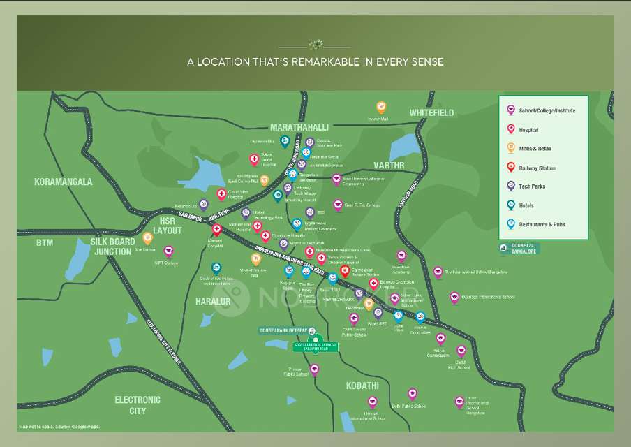 3 BHK Flat In Godrej Lakeside Orchard For Sale near Kaikondrahalli