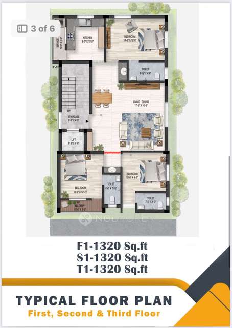 3 BHK Flat In Vedika Homes For Sale  In Pallikaranai