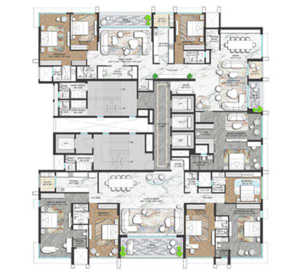 3 BHK Flat In Lodha Marq For Sale  In Tardeo