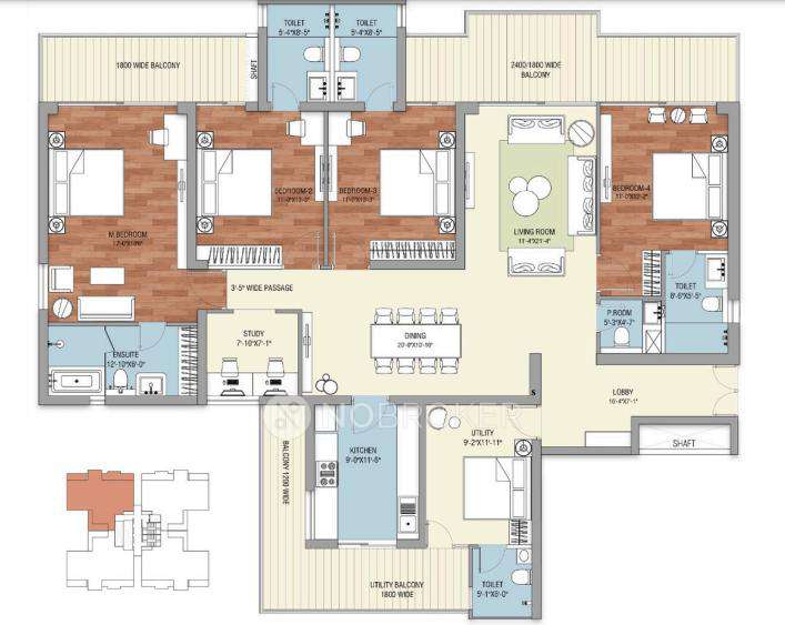 4+ BHK Flat In Tulip Crimson For Sale  In Sector 70