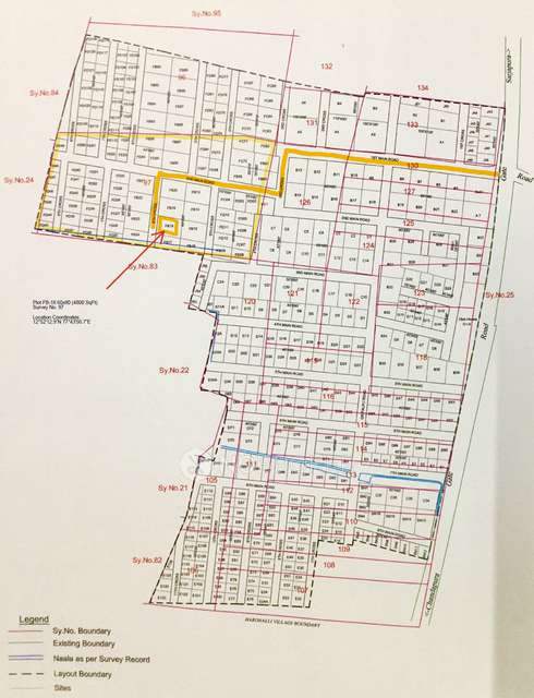 Plot For Sale  In S N Nagar  Phase 1 In Chokkasandra