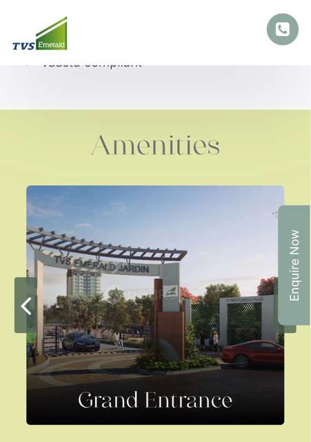 3 BHK Flat In Tvs Emerald Jardin For Sale  In Singasandra