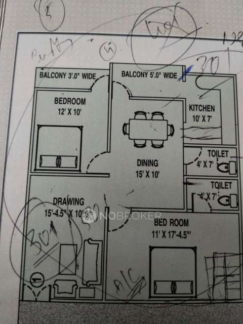 2 BHK Flat In Om Sri Kachams Residency For Sale  In Godavari Homes, Quthbullapur